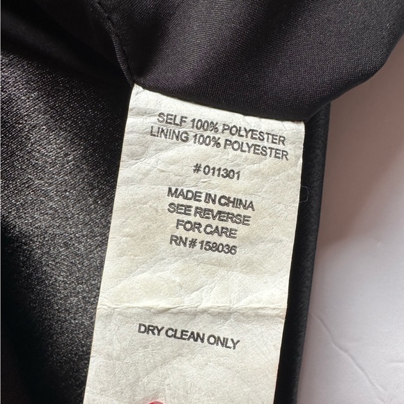 Birdy Grey Kensie Dress Women’s Elegant Shiny Satin Black One-Shoulder Sz Small - Picture 5 of 9